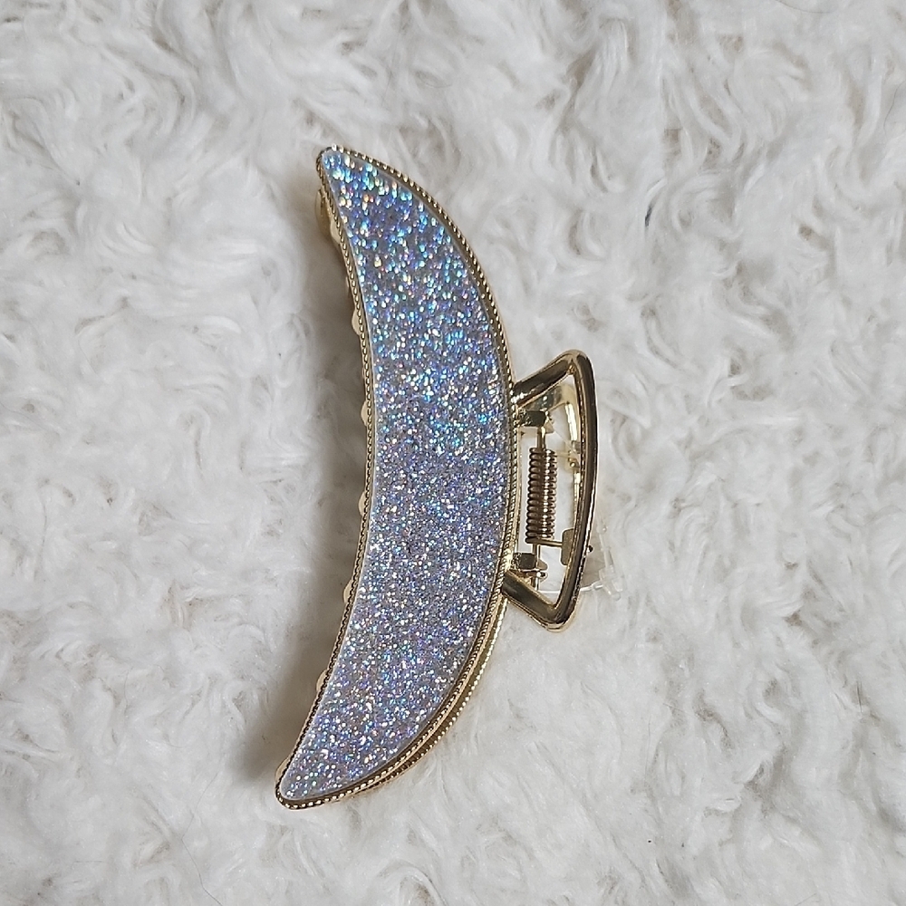 New Glittering Gold Hair Clip